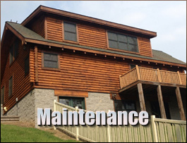  Nelsonville, Ohio Log Home Maintenance