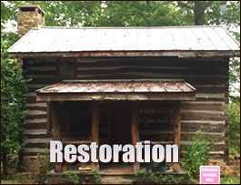Historic Log Cabin Restoration  Nelsonville, Ohio
